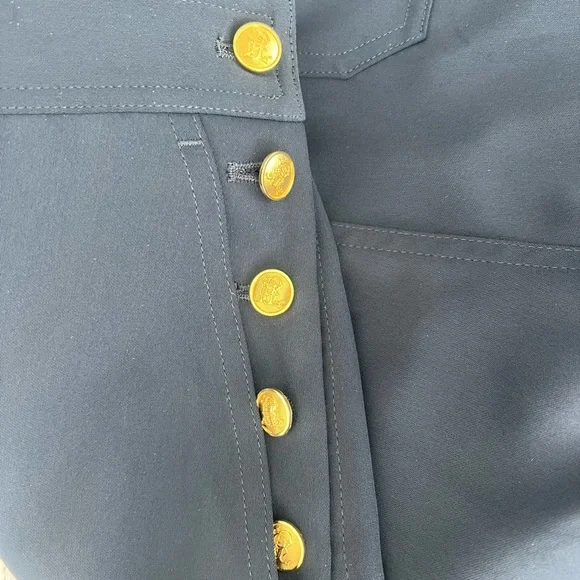 Ralph Lauren Wide-Leg Navy Women's Trousers - Picture 8 of 11